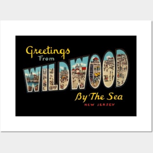 Greetings from Wildwood By The Sea Posters and Art